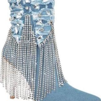 BOTA MEZCLILLA PIEDRAS MEZCLILLA BELINDA PEREGRIN