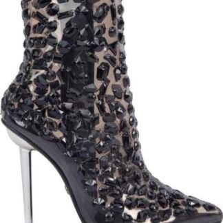 BOTA MICA CON PEDRERIA VERDE CAMUFLAJE THALIA SODI