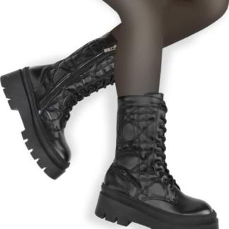 BOTA MILITAR CAPITONADA NEGRO GOODYEAR