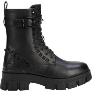 BOTA MILITAR CON ESTOPEROLES NEGRO BELINDA PEREGRIN