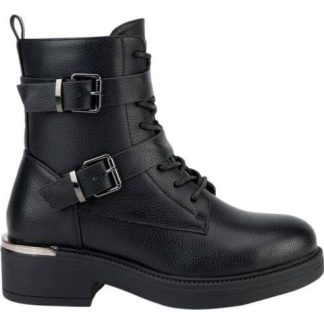 BOTA MILITAR CON HEBILLAS TACON BAJO NEGRO GOODYEAR