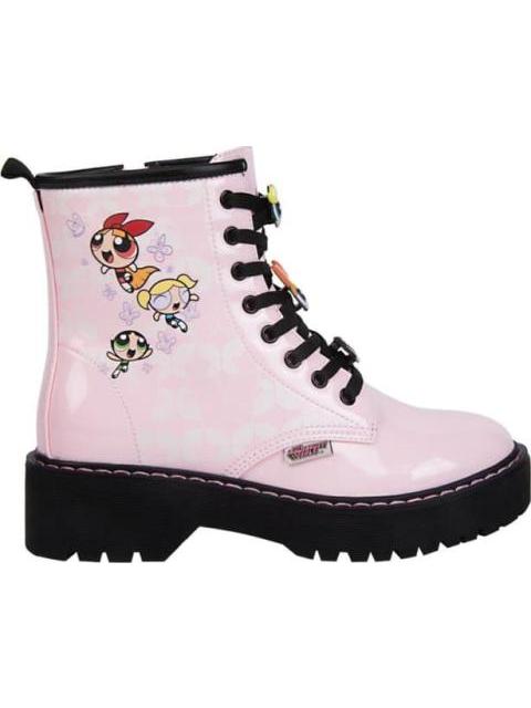 BOTA MILITAR LAS CHICAS SUPERPODEROSAS ROSA LAS CHICAS SUPER PODEROSAS