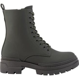 BOTA MILITAR NOBUCK SUELA TRACK VERDE OLIVO GOODYEAR