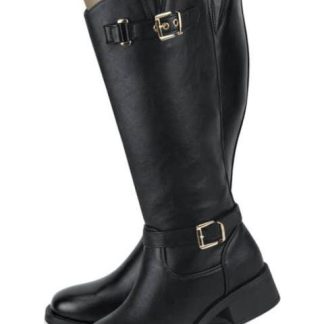 BOTA NAPA CON HEBILLAS NEGRO TIERRA BENDITA