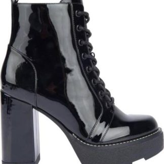 BOTA PLATAFORMA TRACK NEGRO BELINDA PEREGRIN