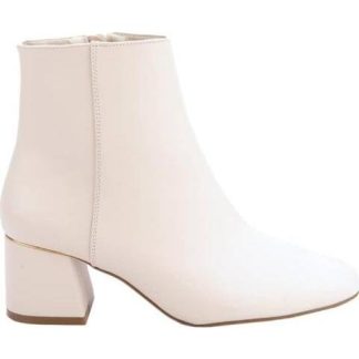 BOTA TACON ANCHO BEIGE/HUESO YAELI FASHION