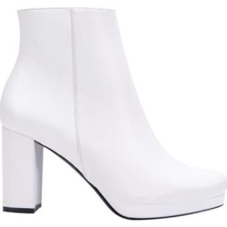 BOTA TACON ANCHO BLANCO YAELI