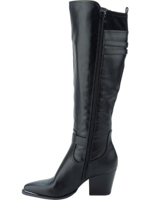 BOTA TACON MEDIO NEGRO TIERRA BENDITA DELUXE - Image 5