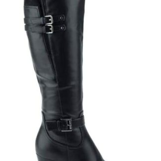 BOTA TACON MEDIO NEGRO TIERRA BENDITA DELUXE