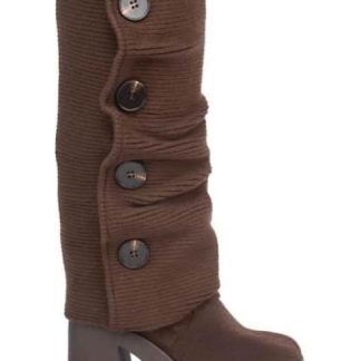 BOTA TEJIDA CON BOTONES CAFE SAO PAULO