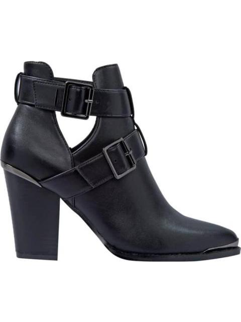 BOTA TEXANA CON ABERTURA NEGRO TIERRA BENDITA