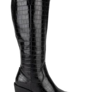 BOTA TEXANA CROCO NEGRO TIERRA BENDITA