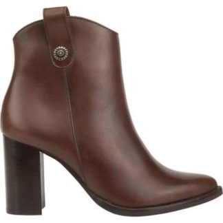 BOTA TEXANA PIEL VACUNO TACON ALTO CAFE GILLIO