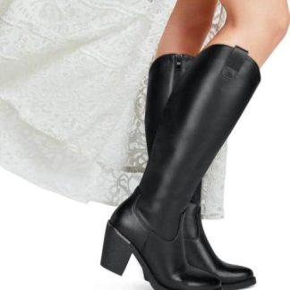 BOTA TEXANA TUBO ALTO NEGRO TIERRA BENDITA