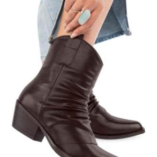 BOTA VAQUERA ARRUGA TACON BAJO CAFE TIERRA BENDITA