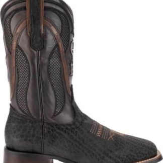 BOTA VAQUERA CUELLO DE TORO NEGRO CUADRA