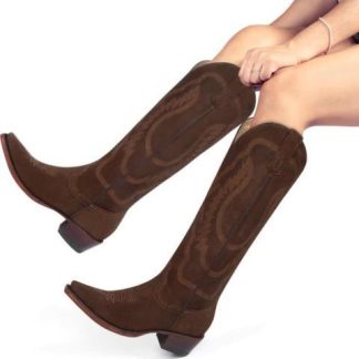 BOTA VAQUERA DE PIEL CARAMELO JC MCCOY