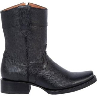 BOTA VAQUERA DE PIEL NEGRO REYPA BOOTS