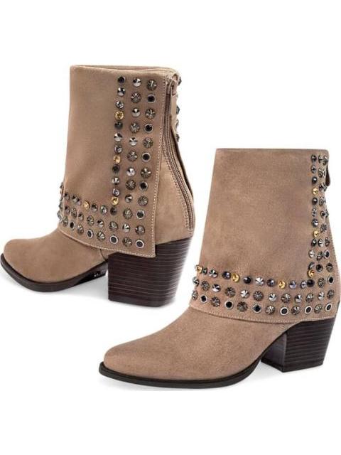 BOTA VAQUERA ESTOPEROLES TAUPE BELINDA PEREGRIN