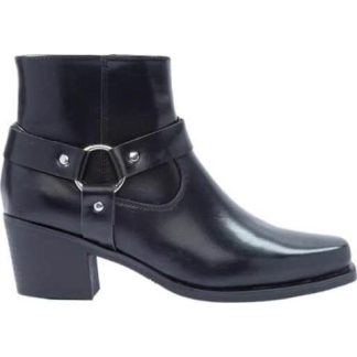 BOTA VAQUERA ESTRIBO LATERAL NEGRO TIERRA BENDITA