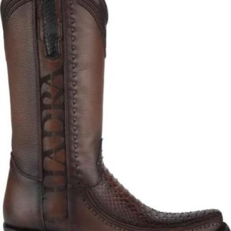 BOTA VAQUERA EXOTICA MIEL CUADRA