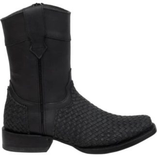 BOTA VAQUERA PIEL NEGRO REYPA BOOTS
