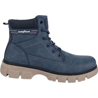 BOTA VESTIR CASUAL MODA AZUL MARINO GOODYEAR