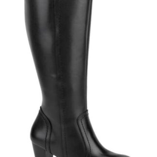 BOTA VESTIR DE PIEL NEGRO SAO PAULO