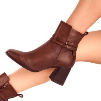 BOTA VESTIR PIEL VACUNO ROJO LADRILLO QUIRELLI