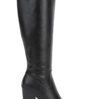 BOTA VESTIR TUBO ALTO NEGRO THALIA SODI