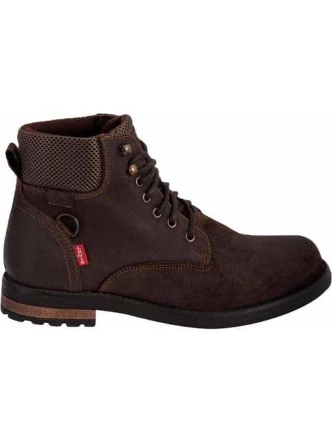 BOTIN CASUAL TIPO LEÑADOR AGUJETA CAFE LEVIS