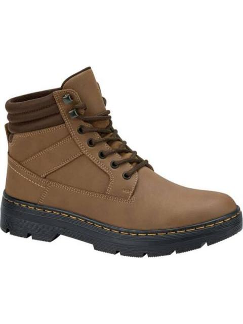 BOTIN CASUAL TIPO LEÑADOR AGUJETA CANELA KEBO