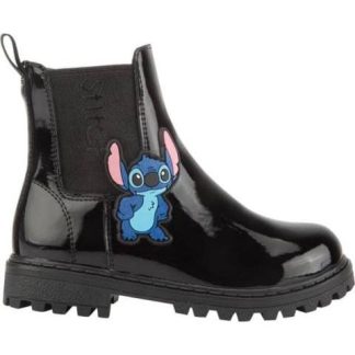 BOTIN CHELSEA STITCH NEGRO DISNEY