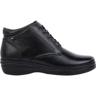 BOTIN DE PIEL NEGRO CALZADO PAZSTOR
