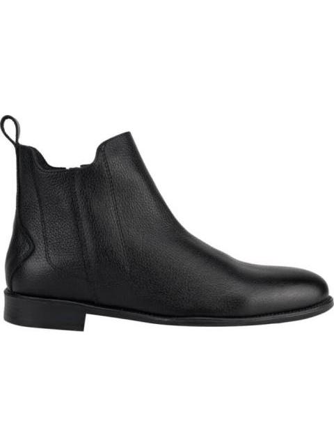 BOTIN DE PIEL NEGRO SCHATZ