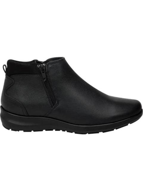 BOTIN DE PIEL NEGRO SHOSH