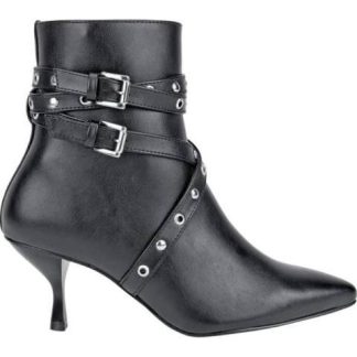 BOTIN EFECTO PIEL NEGRO YAELI FASHION