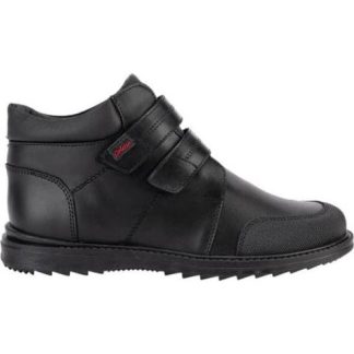 BOTIN ESCOLAR DE PIEL NEGRO COLOSO