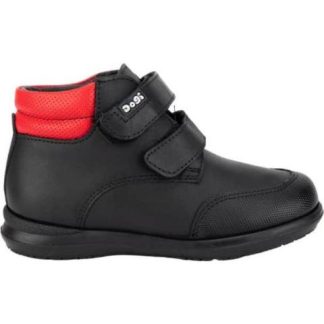 BOTIN ESCOLAR DE PIEL NEGRO DOGI