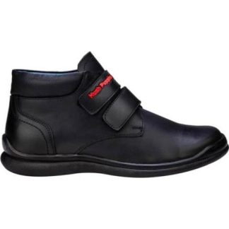 BOTIN ESCOLAR DE PIEL NEGRO HUSH PUPPIES1