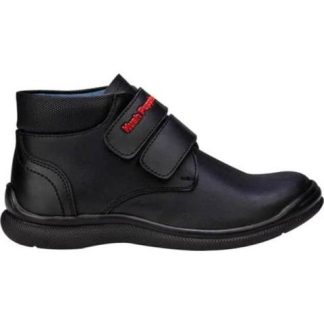 BOTIN ESCOLAR DE PIEL NEGRO HUSH PUPPIES1