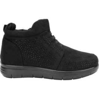 BOTIN GAMUZA NEGRO SHOSH CONFORT