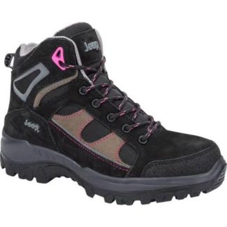 BOTIN INDUSTRIAL CON CASCO DE SEGURIDAD NEGRO JEEP