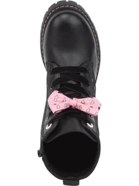 BOTIN MILITAR CORAZONES NEGRO VIVIS SHOES KIDS - Image 3