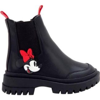 BOTIN MINNIE MOUSE NEGRO MINNIE