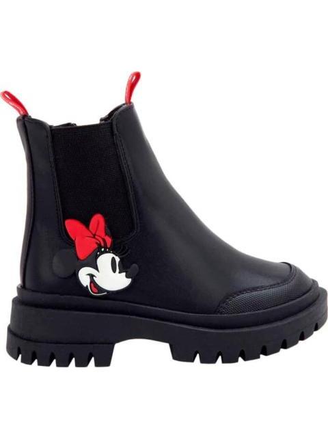 BOTIN MINNIE MOUSE NEGRO MINNIE