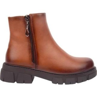 BOTIN MOTO SUELA TRACK COGNAC VIVIS SHOES KIDS
