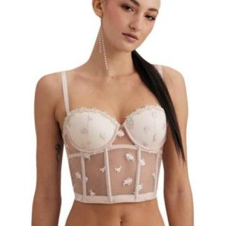 BRASIER BUSTIER ROSA LOVE TO LOUNGE