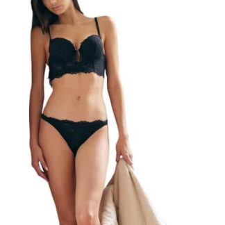 BRASIER ENCAJE NEGRO CARNIVAL