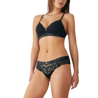 BRASIER SIN VARILLAS NEGRO LOVE TO LOUNGE